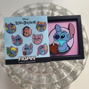 FiGPiN Mystery Mini - Lilo & Stitch Series 1 - Stitch Coconut Pin‎